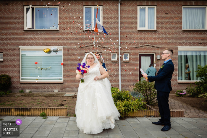 Photo by: <a href="https://www.wpja.com/contests/2019-v18/best-wedding-photographers/2566887">Freek Nagtzaam - 's-Hertogenbosch Noord Brabant</a> Oss wedding photography of the bride - go to the ceremony and have a party