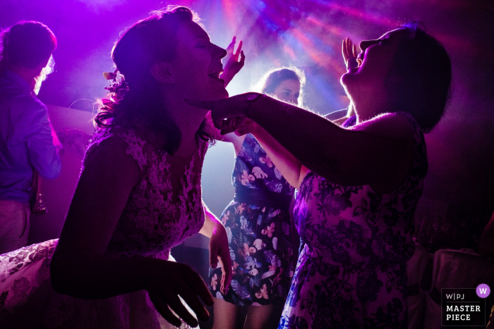 Photo by: <a href="https://www.wpja.com/contests/2019-v18/best-wedding-photographers/2567016">Sanne De Block - Wijnegem Antwerpen</a> Dancing photo of the bride and guests at her Wavre wedding.