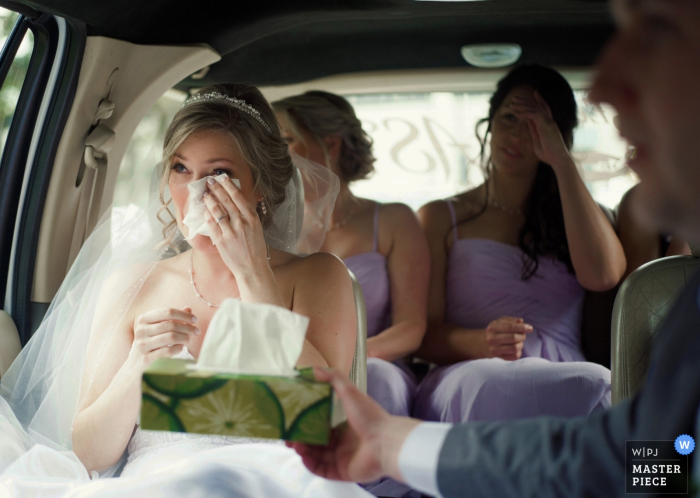 Photo by: <a href="https://www.wpja.com/contests/2019-v20/best-wedding-photographers/2575562">Kathi Robertson - Ottawa Ontario</a> Ottawa Ontario Wedding Photographer: Brides first glimpse of her church