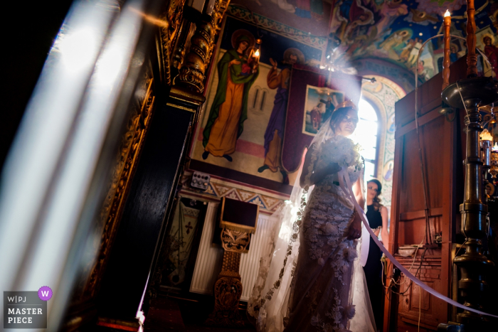 Sibiu, Romênia Fotografia de uma cerimônia religiosa de casamento