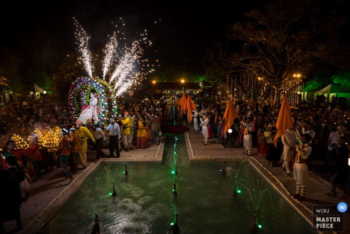 Ahmedabad, India wedding ceremony picture from when the bride arrives Ahmedabad, India wedding ceremony as the bride arrives