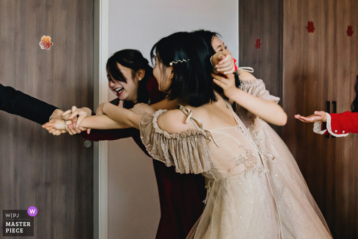 Fujian nuptial day award-winning image of Wedding reception games