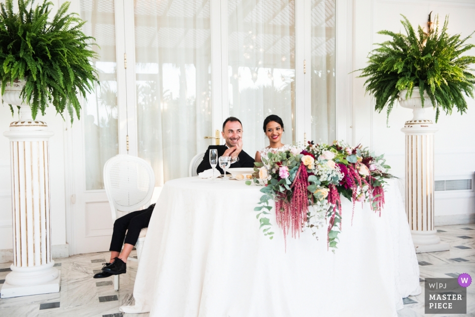 Grand hotel victoria | Um momento curioso do casamento deste casal ítalo-sul-africano foi quando o sobrinho do noivinho adormeceu durante discursos perto de seu tio